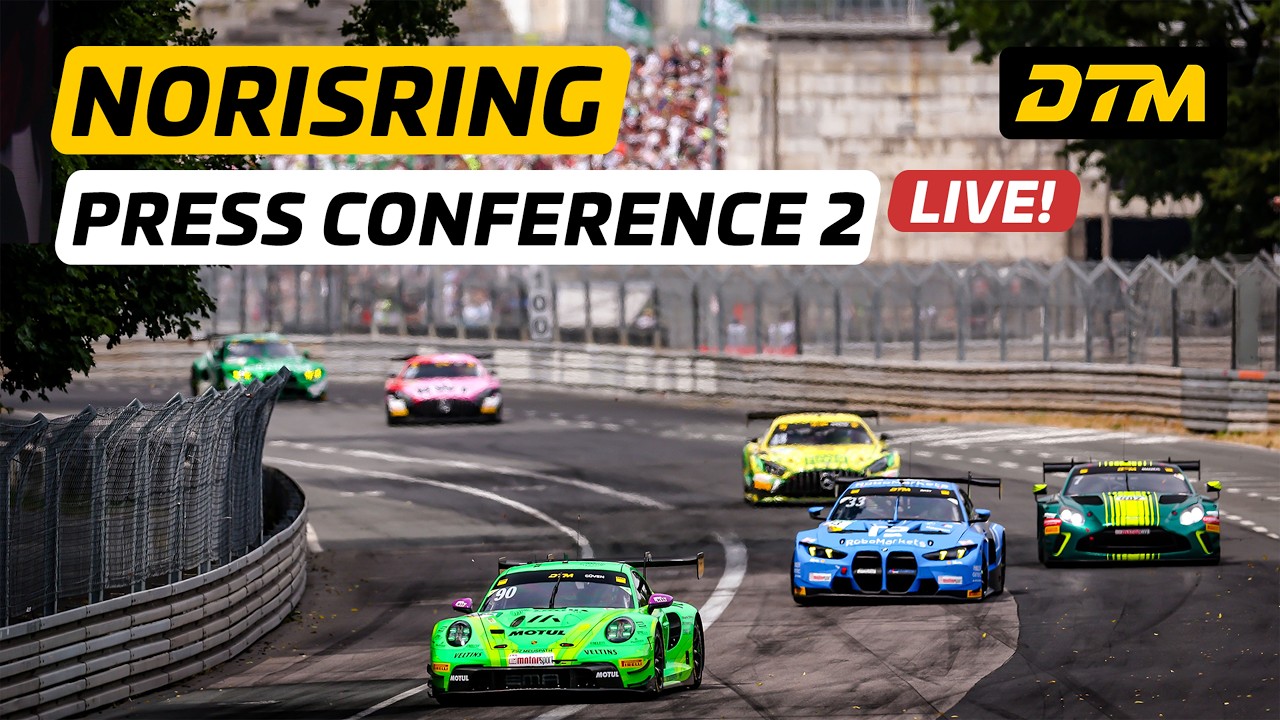 LIVE: DTM Norisring 2026 – Race 2 Press Conference 🎙️🏁 | DTM 2026