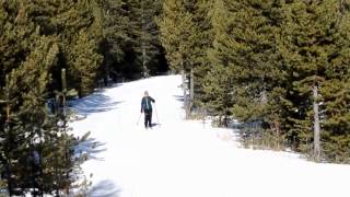 preview picture of video 'West Yellowstone Montana, Rendezvous Trails, An AWESOME Mini Vacation, Cross Country Skiing'