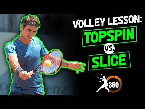 Volley Lesson: How to Volley Against Heavy Topspin & Heavy Slice (2018)