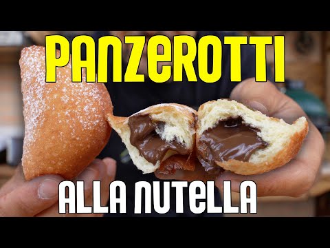 PANZEROTTI alla NUTELLA * IMPASTATI a MANO, FACILISSIMI e pronti in POCHISSIMO ⏰ *