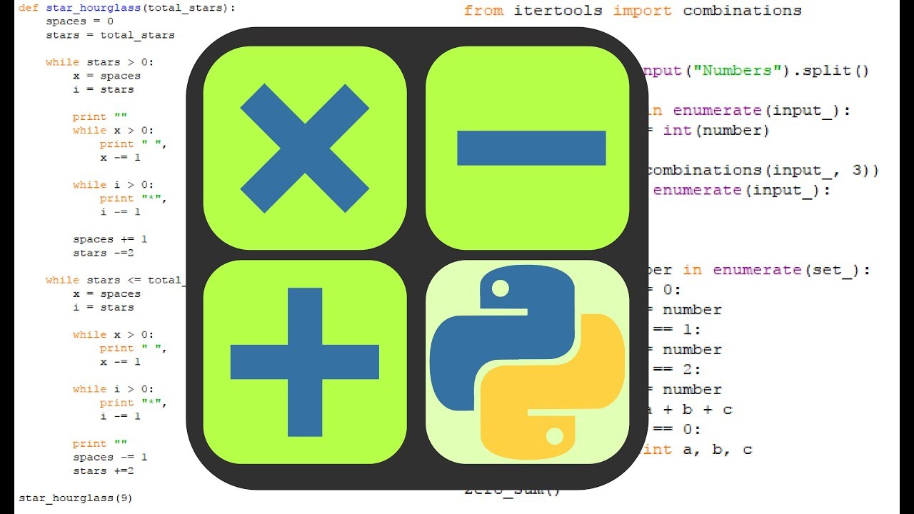 Part 1 - Programming an Area Calculator in Python