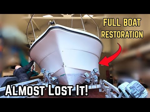 Fully Restoring An Old Boat - Start to Finish #boats