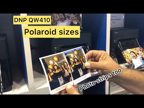 DNP QW410, new size that looks like a Polaroid print