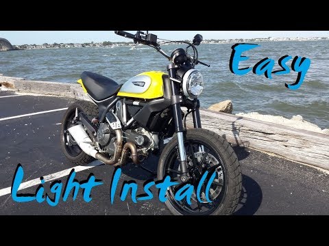 New Rage Cycles - Ducati Scrambler Front Signal Light Install