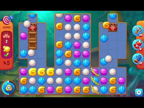 Fishdom Challenge Level 10340 (with Double Lightning Booster) @choraelmin