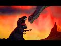 Spitzzahn Greift Littlefoot Und Cera An In Einem Land Vor Unserer Zeit