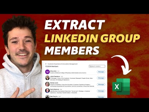 How to Export Linkedin Group Members - Scrape Linkedin Group Members with their Emails