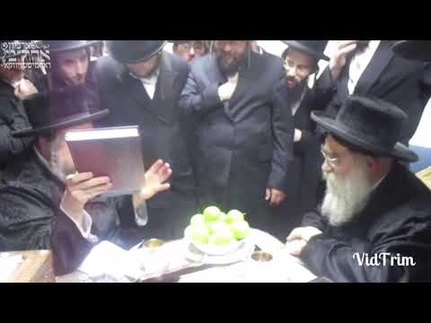 Makeva Rebbe Visits Rachmastrivka Rebbe