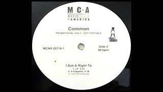 Common ft. Pharrell - I Got A Right Ta (Acapella)