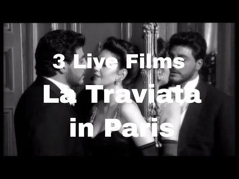 DVD Box - 3 Live Films - La Traviata in Paris (Eteri Gvazava, Zubin Mehta, Giuseppe Patroni Griffi)