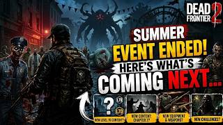 🔥 “SUMMER EVENT ENDED! Here’s What’s Coming Next… | Dead Frontier 2