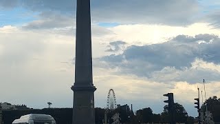 Paris Louvre Evening Walk • Relaxing Ambient Sound