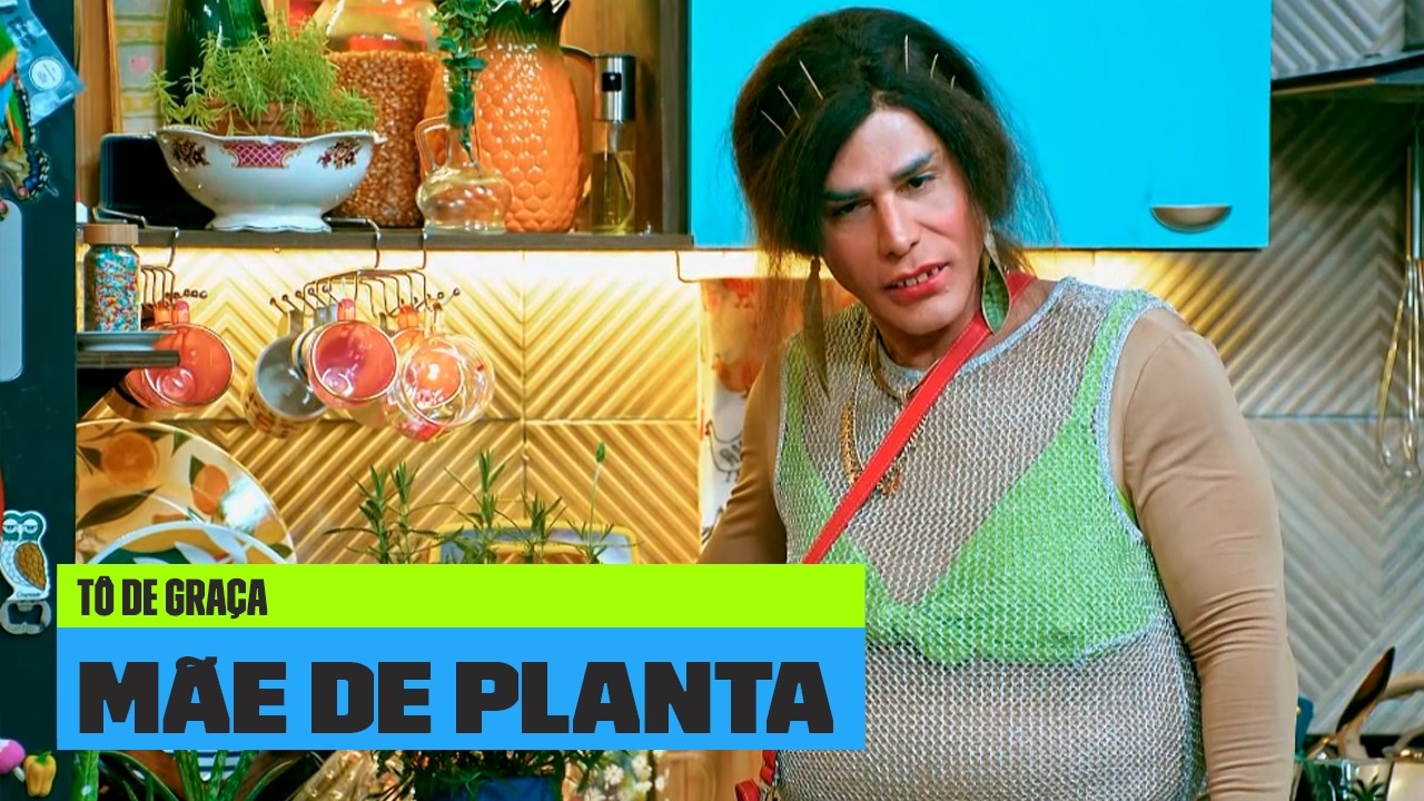 Graça virou MÃE DE PLANTA | Tô de Graça | Temporada 8 | Multishow
