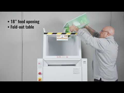 ideal. 4606 high capacity shredder demo (update)