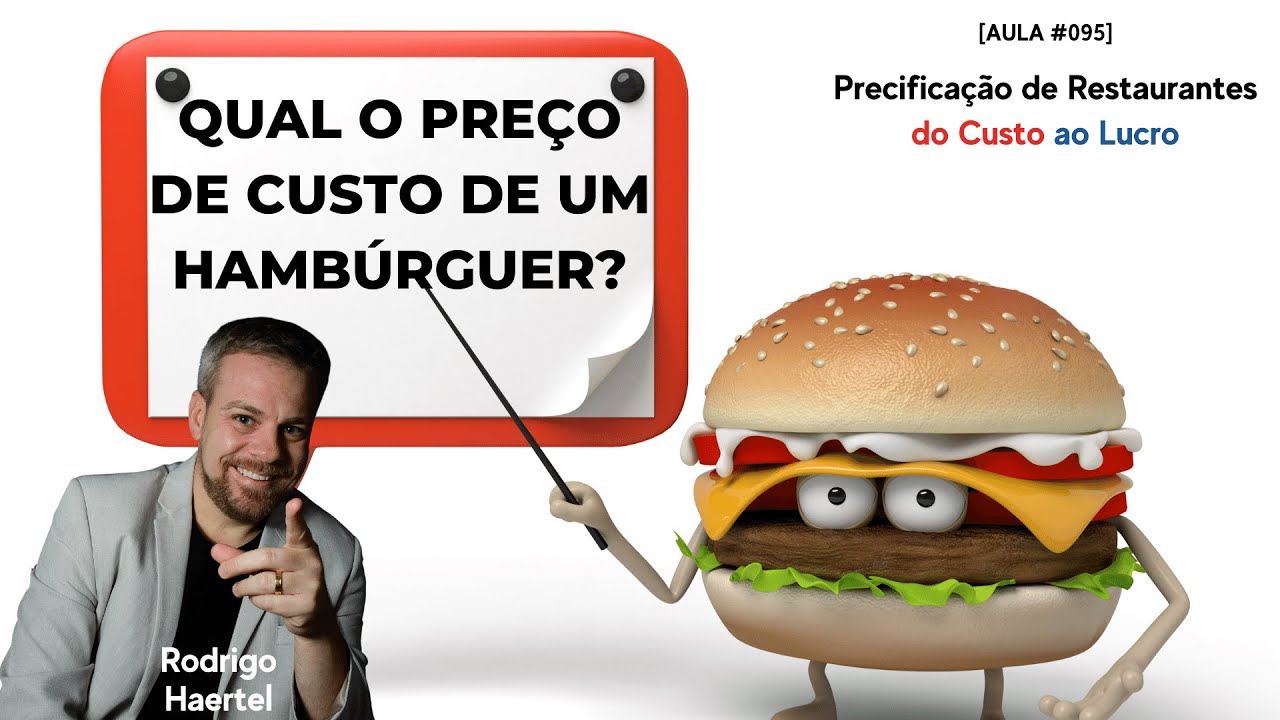 [AULA #095] Qual o preço de custo de um Hambúrguer | Rodrigo Haertel
