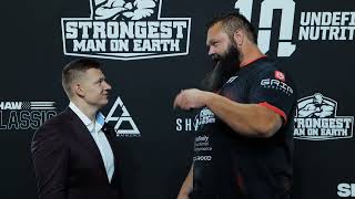 ROBERT OBERST POST SUPER MATCH INTERVIEW