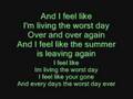 Simple Plan - Worst Day Ever Lyrics 