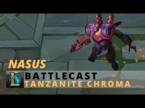 Battlecast Nasus Tanzanite Chroma - League Of Legends