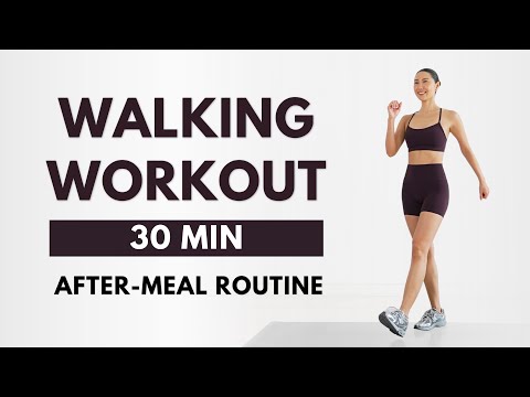 30 MIN WALKING WORKOUT | After-Meal Routine | No Jump, No Squat, No Lunge