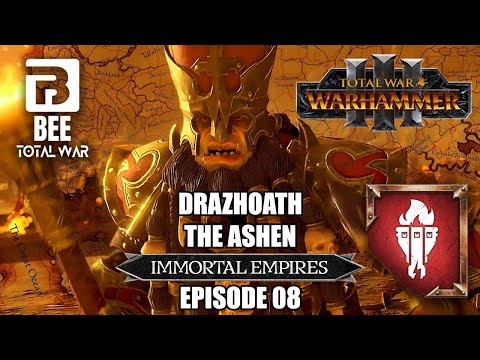 Dealing With Ogre Menace - Total War:Warhammer III - Drazhoath The Ashen-Chaos Dwarf [IE] Ep#8