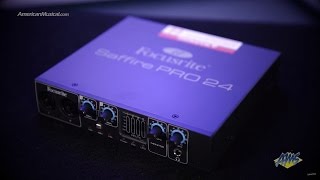 Video thumbnail for Focusrite Saffire Pro 24 Firewire Audio Interface - Focusrite Saffire by American Musical Supply
