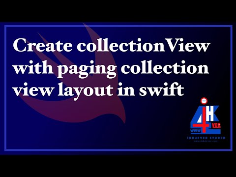 How to create collectionView with paging collection view layout in swift
