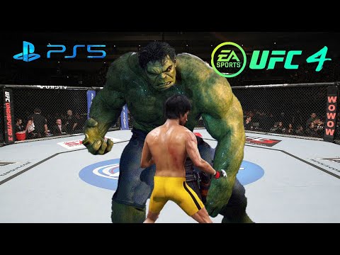 Bruce Lee vs Hulk (Marvel) Sports UFC 4UFC M-1 Zaruba