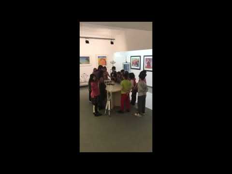 Moments from the educational program "Touch-feel-create: Sculpting with clay"