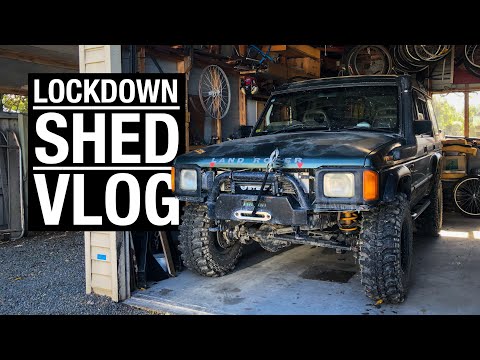 Afternoon Shed Vlog. Battling Lando’s Beadlocks as it’s getting new tyres!!! 35s...?