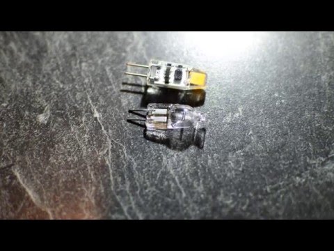 Ist eine günstige LED GU4 Lampe eine Alternative zur 20 Watt Birne?