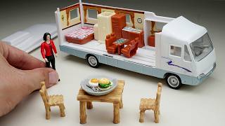 Unboxing of Miniature Luxury RV Van House Diecast Model Car