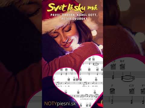 Svet lásku má - Pavol Habera, Karel Gott, Peter Dvorský | NOTY | www.notypiesni.sk
