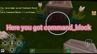 How to get command block in Bee craft