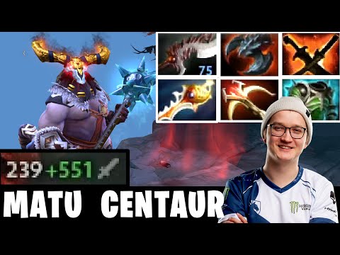 MATUMBAMAN [CENTAUR WARRUNNER]  DIVINE RAPIER Dota Pro Replay HIGHLIGHTS