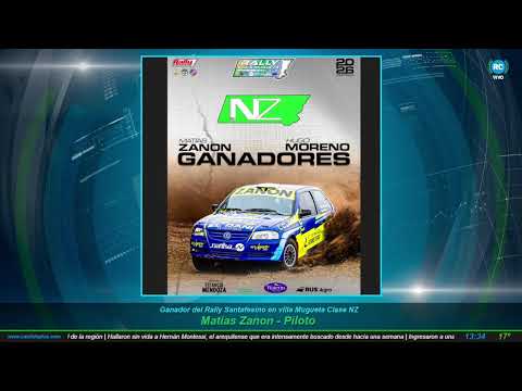 Matias Zanon - Piloto , Ganador del Rally Santafesino en villa Mugueta Clase NZ