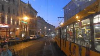 preview picture of video 'Görlitz Straßenbahnlinie 2: Königshufen / Am Wiesengrund - Biesnitz/Landeskrone (nacht-version)'