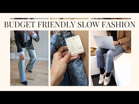 "why is slow fashion so expensive?" it's not, try it like this instead