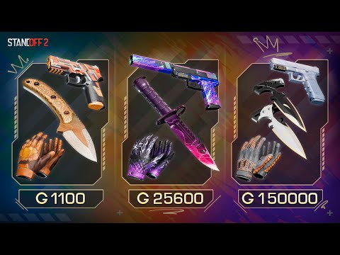 Best sets in Standoff 2 | Knife + Gloves + Pistol