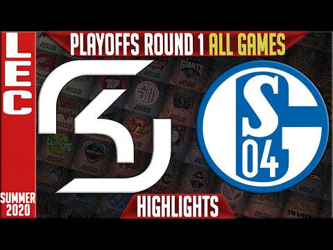 SK vs S04 Highlights ALL GAMES | LEC Playoffs Summer 2020 Round 1 | SK Gaming vs Schalke 04