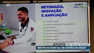 Senadores questionam ministra da Saúde sobre epidemia de dengue