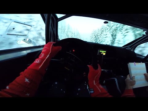 Citroen DS3 R5 snow test through Karl Kruuda eyes