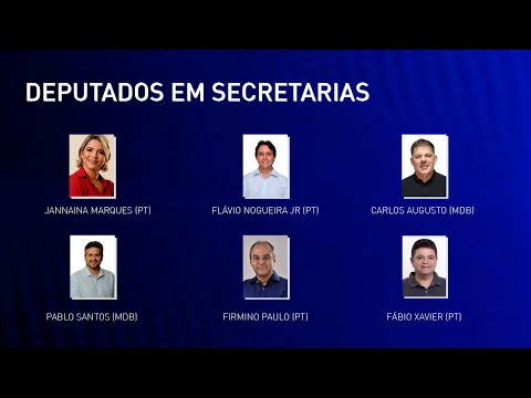 Deputados indicados para Secretarias de Estado e suplentes assumindo vagas na ALEPI 08 11 2022