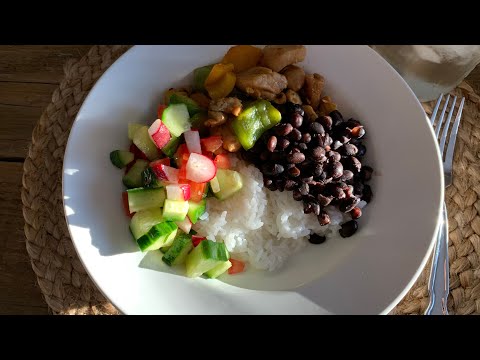 Chicken Bowl // 🍚 Arroz // Pollo // Ensalada 🥗 y frijoles negros//@LaCocinadeDIMIJ5