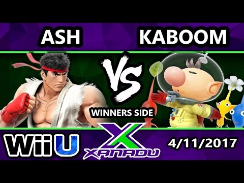 S@X 197 - Ash (Ryu) Vs. Kaboom (Olimar) - SSB4 Tournament - Smash for Wii U - Smash 4