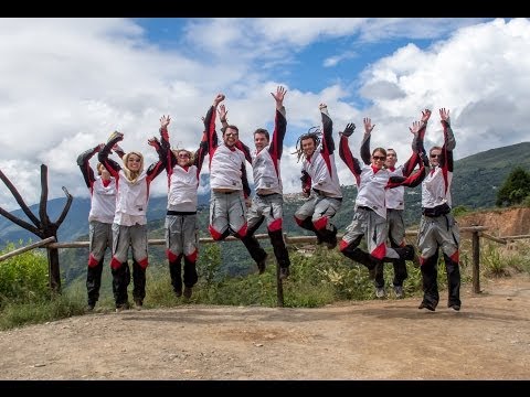 Mountain biking adventure down Bolivia's "Death Road"