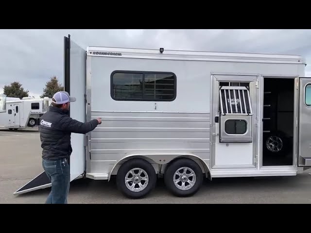 Preview image of 2021 Logan Coach Bullseye 2 Horse Bumper Pull youtube video