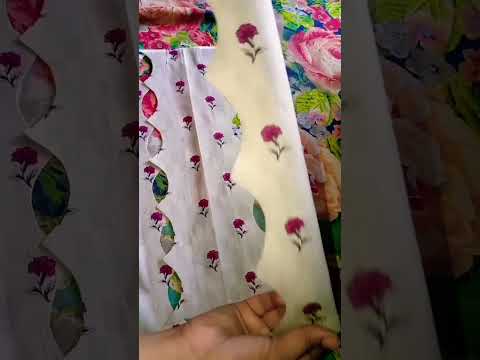 Double Cutwork design making on shirt #cutwork