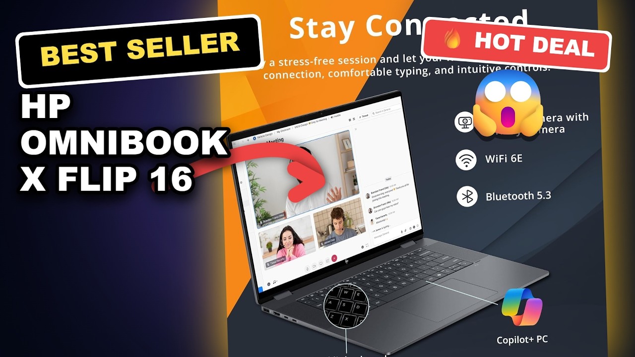 HP OmniBook X Flip 16 Review: Is This 2K Touchscreen Laptop Worth It?