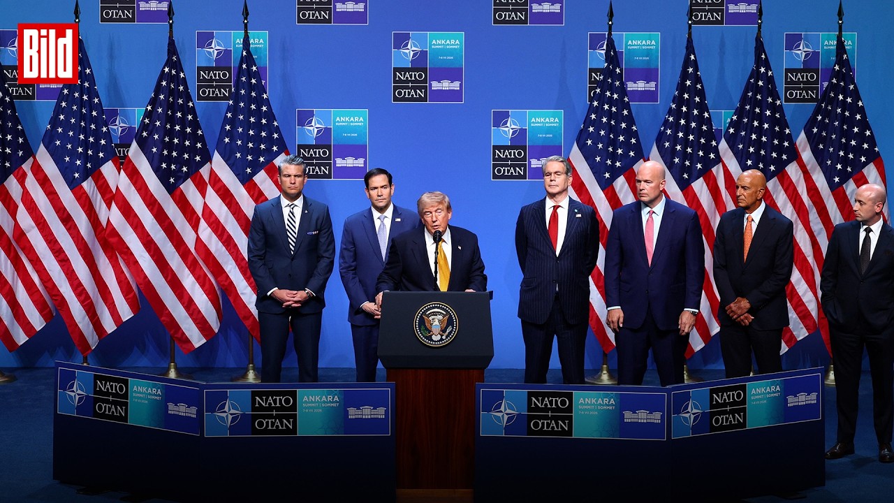 🔴 NATO-GIPFEL LIVE: Jetzt spricht US-Präsident Trump!