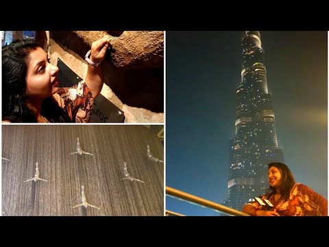 Burj Khalifa light show || World's largest Indoor Aquarium || Dubai Mall fountain show Video